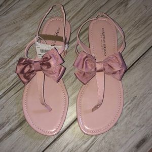 Christian Soriano women’s pink sandals with bow